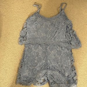 blue size small romper